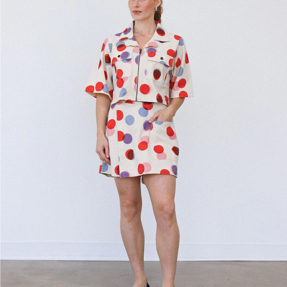 Noble | NWT Polka Dot Utility SHIRT ONLY | Size 2X